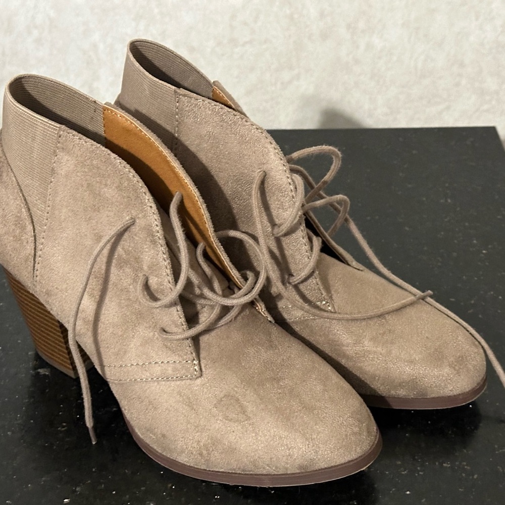 Taupe Booties
